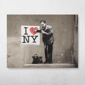 I Love NY Banksy Street Art