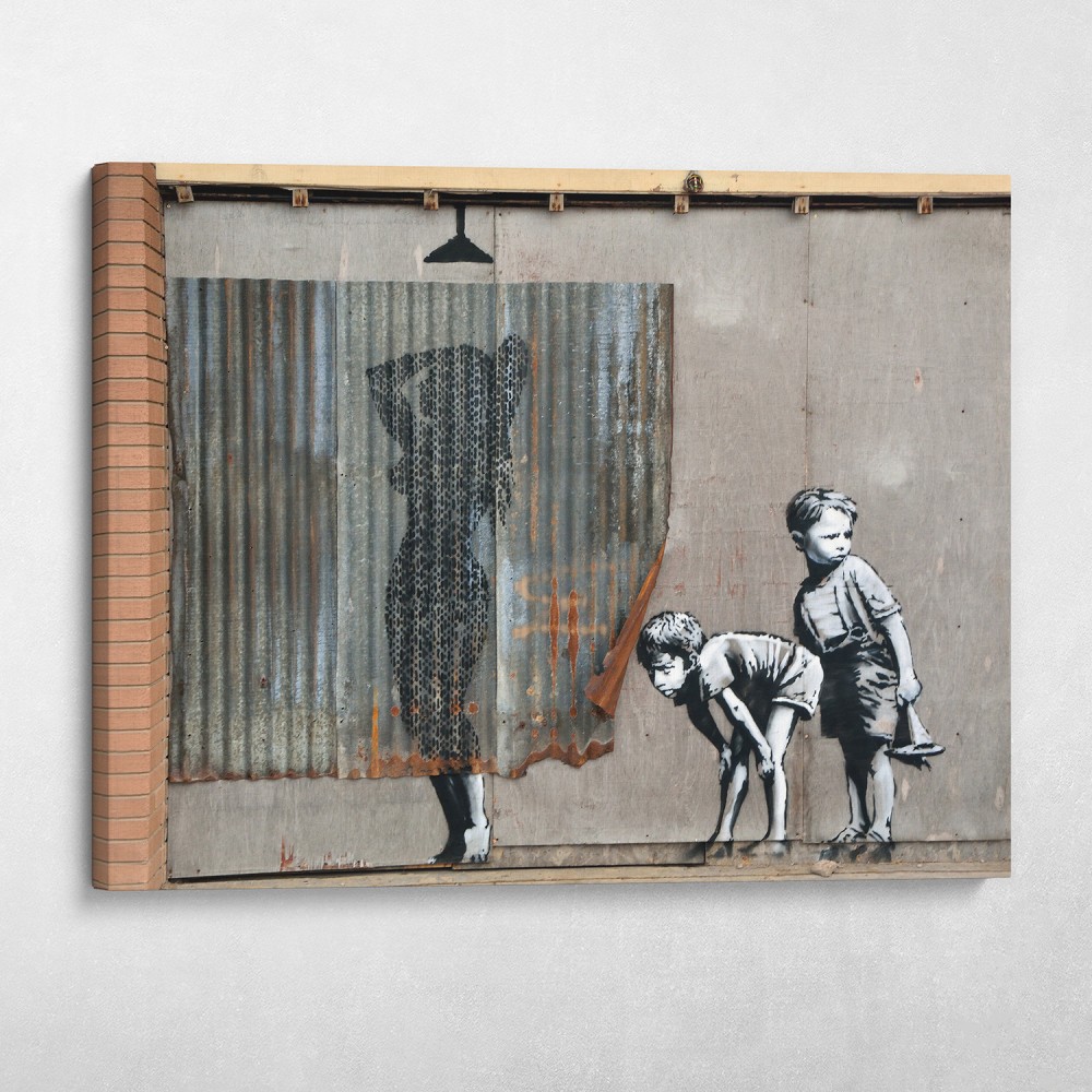 Shower Banksy Street Art Shower Banksy Street Art