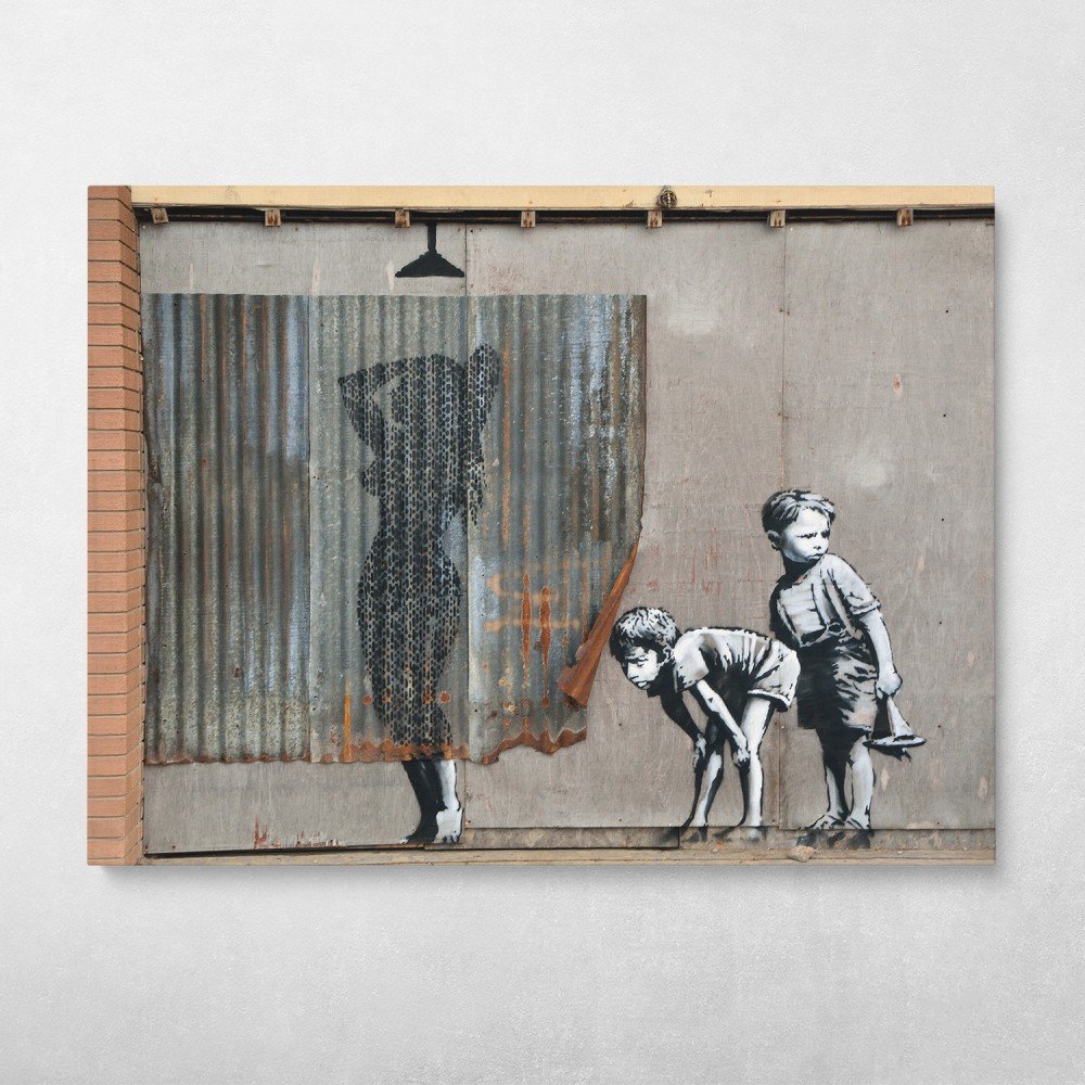 Shower Banksy Street Art Shower Banksy Street Art