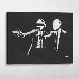 Daft Punk Pulp Fiction Banksy Street Art