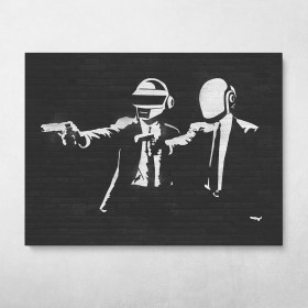 Daft Punk Pulp Fiction Banksy Street Art