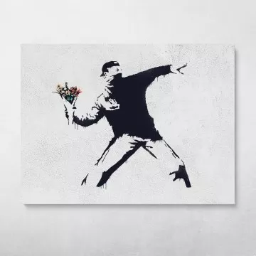Flower Thrower Banksy Street Art