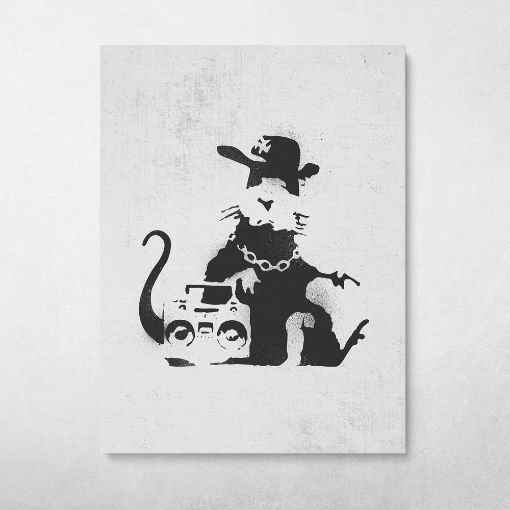 Gangster Rat Banksy Street Art