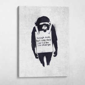 Laugh Now Banksy Street Art