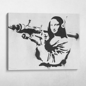 Mona Lisa Banksy Street Art