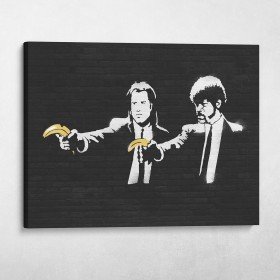 Pulp Fiction Banksy Street Art