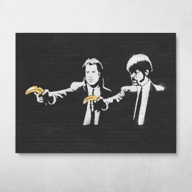 Pulp Fiction Banksy Street Art