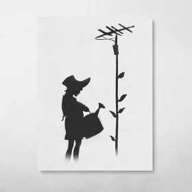 Watering Girl Banksy Street Art