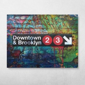 Subway Downtown Brooklyn Graffiti