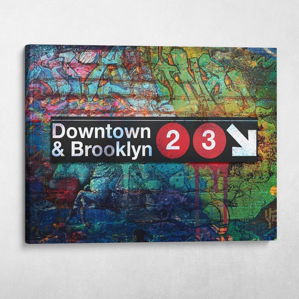 Subway Downtown Brooklyn Graffiti