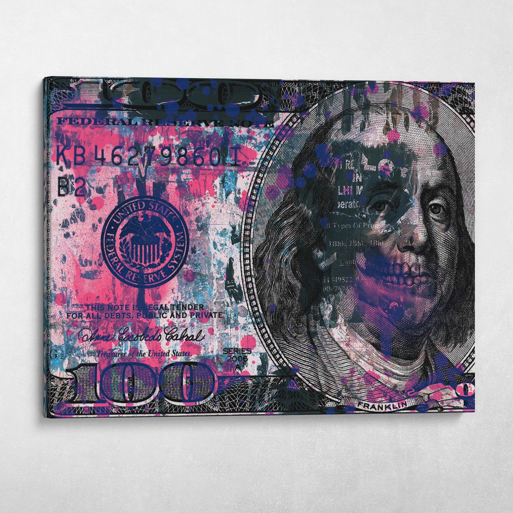 Grunge Ben Franklin Grunge Ben Franklin