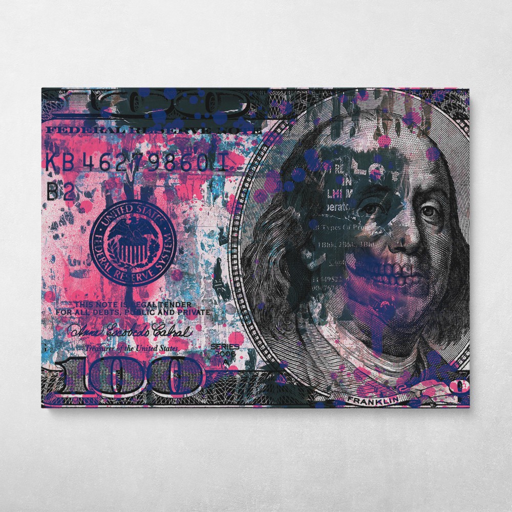 Grunge Ben Franklin Grunge Ben Franklin
