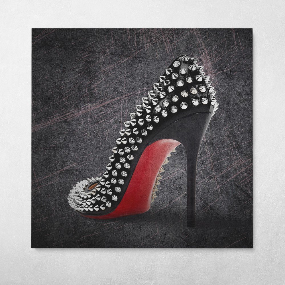 Studded Red Bottoms Louboutin Fashion 