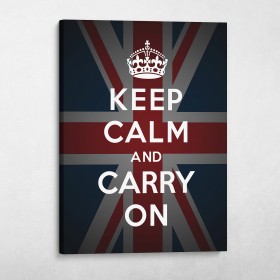 Keep Calm And Carry On - Flag