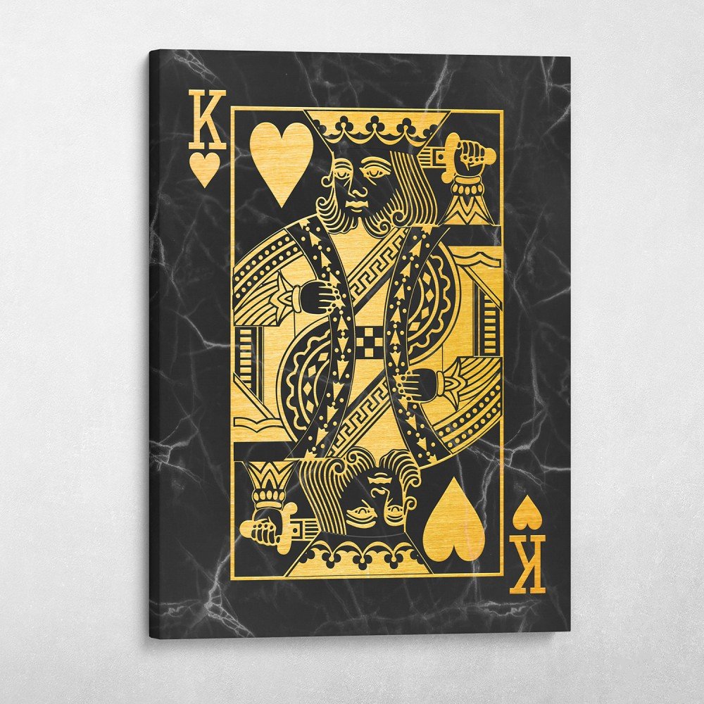 King of Hearts (Black/Gold)