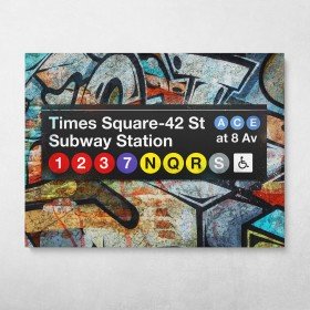 Subway Times Square Graffiti