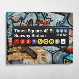 Subway Times Square Graffiti