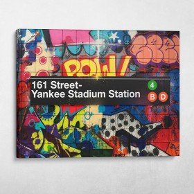 Subway Yankee Stadium Graffiti