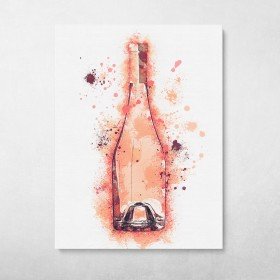 Wine Bottle Splatter