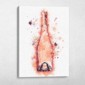 Wine Bottle Splatter
