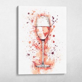 Wine Glass Splatter