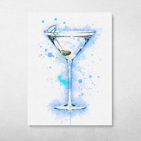 Martini Cocktail Splatter