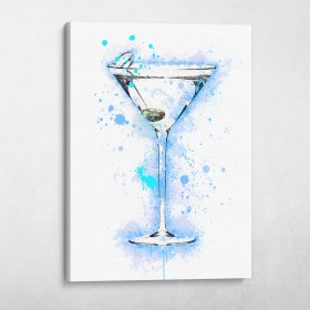 Martini Cocktail Splatter