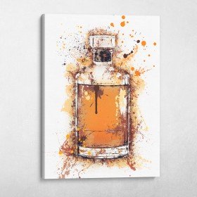 Whiskey Bottle Splatter