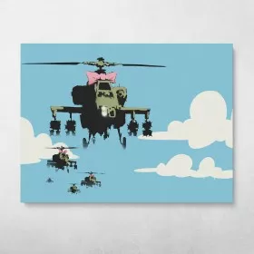 Happy Choppers Banksy Street Art