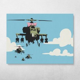 Happy Choppers Banksy Street Art