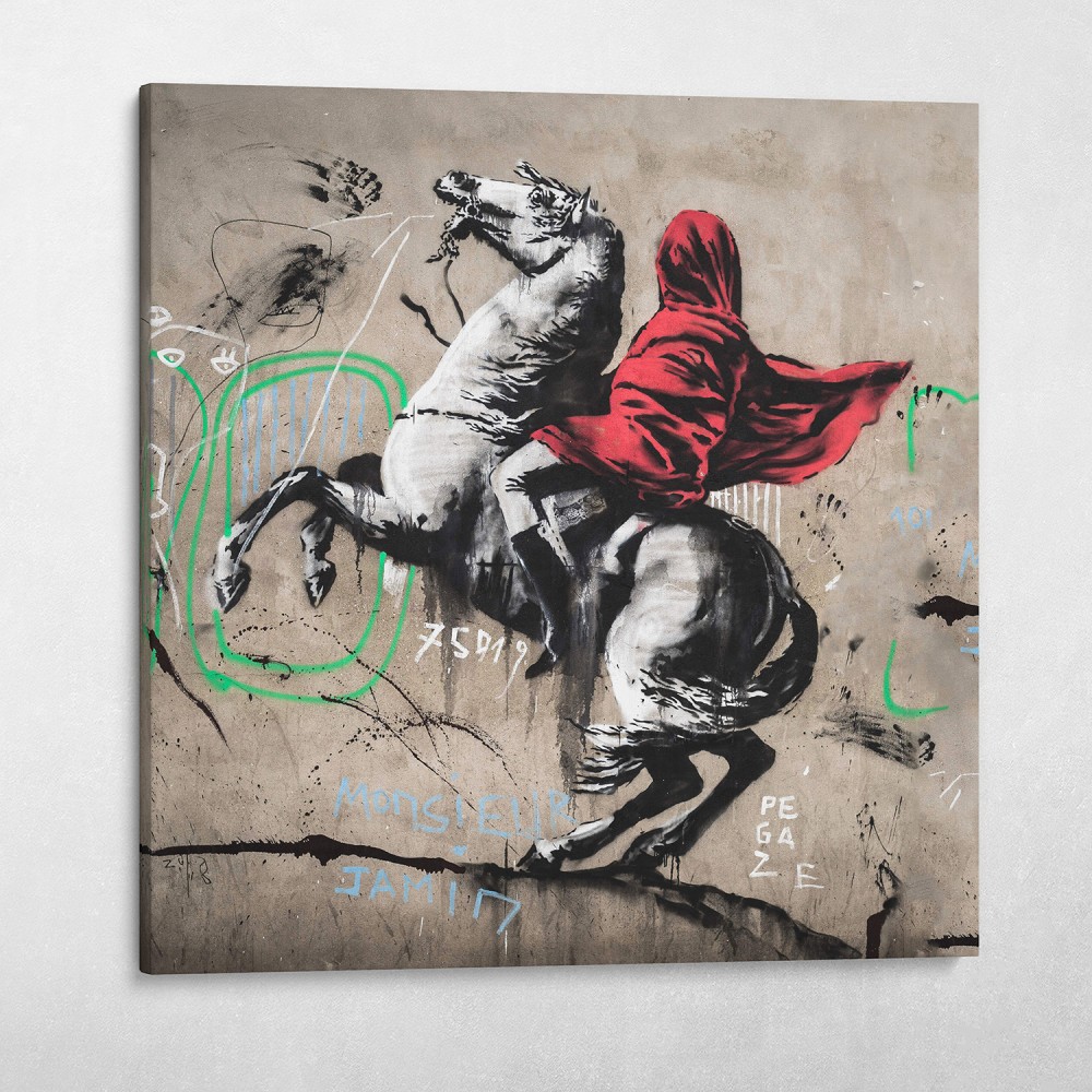 Banksy Rat Red Phone Box Wall Art Work Canvas Picture Graffiti Urban Prints