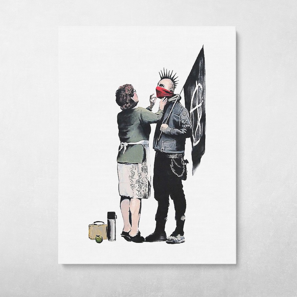 Anarchist Punk Banksy Street Art
