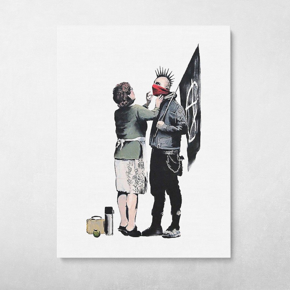 Anarchist Punk Banksy Street Art