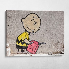 Charlie Brown Firestarter Banksy Street Art