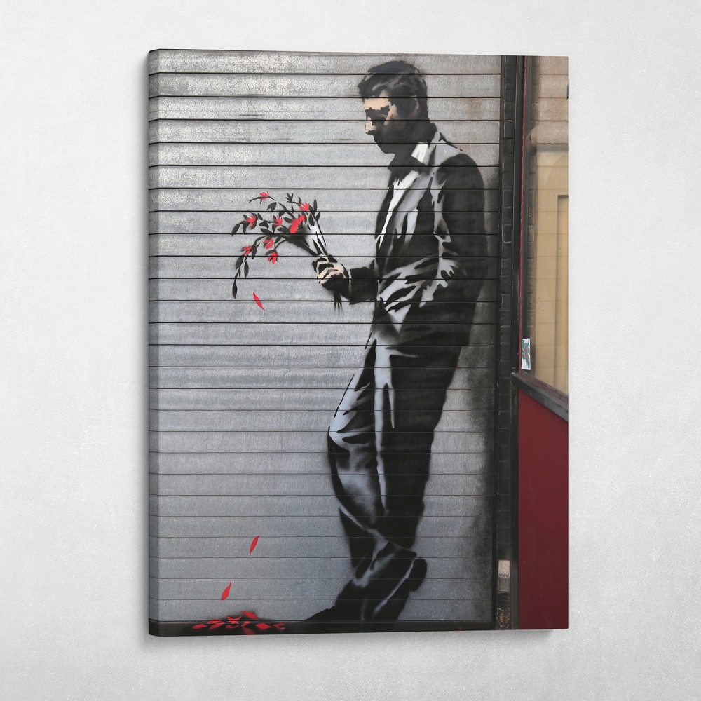 Waiting In Vain Banksy Street Art