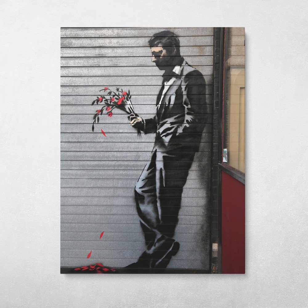 Waiting In Vain Banksy Street Art