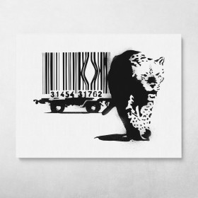 Barcode Banksy Street Art