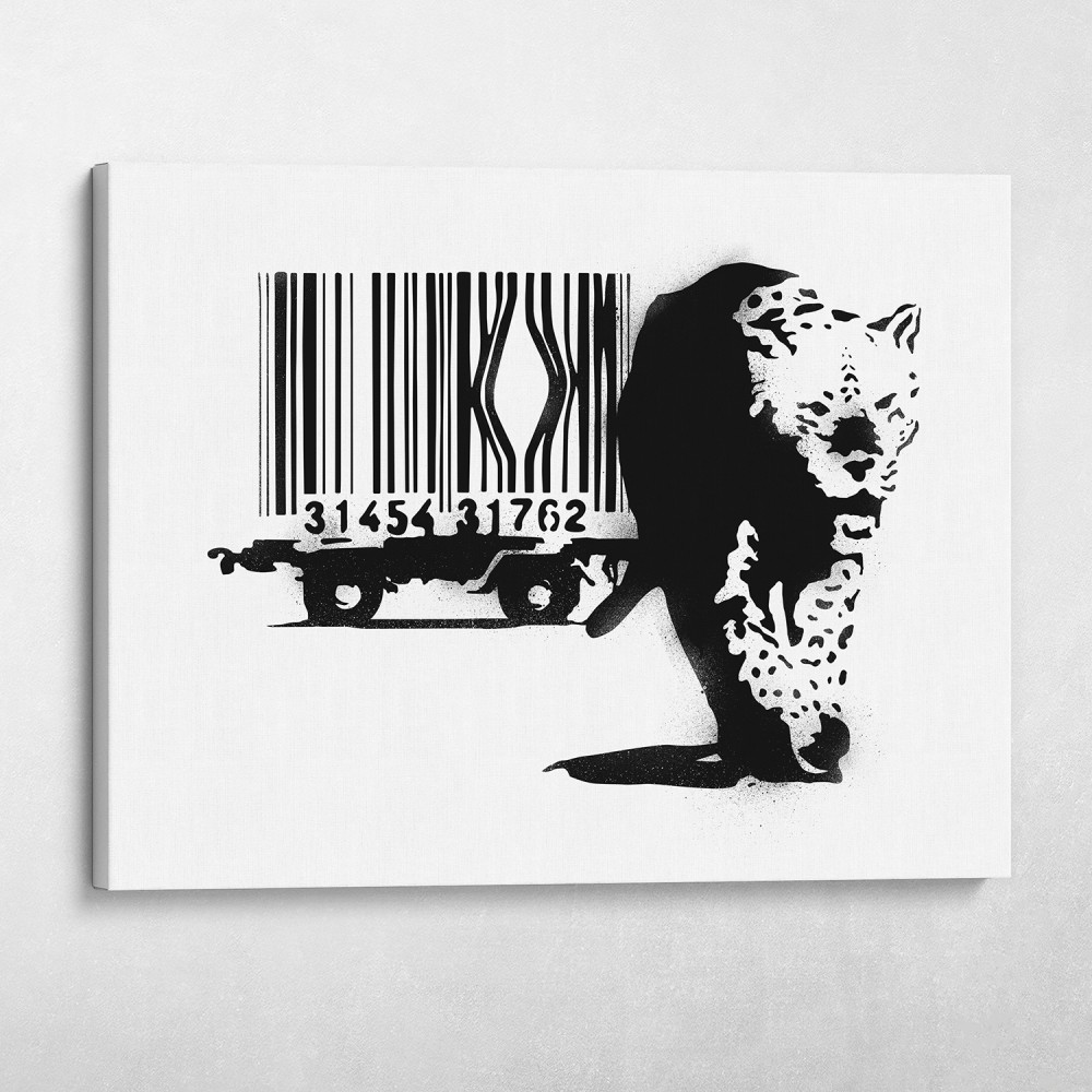 Barcode Banksy Street Art