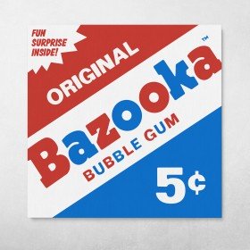 Bazooka Vintage Label
