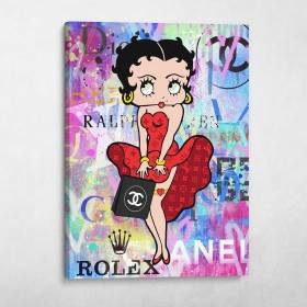 Coco Mademoiselle ポップアート キャンバスアート Chanel Pop Art Canvas | Luxury Art Canvas