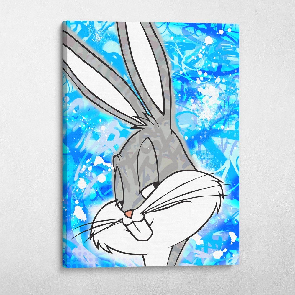 Bugs Bunny Louis Vuitton Pop Art  Mini canvas art, Diy canvas art