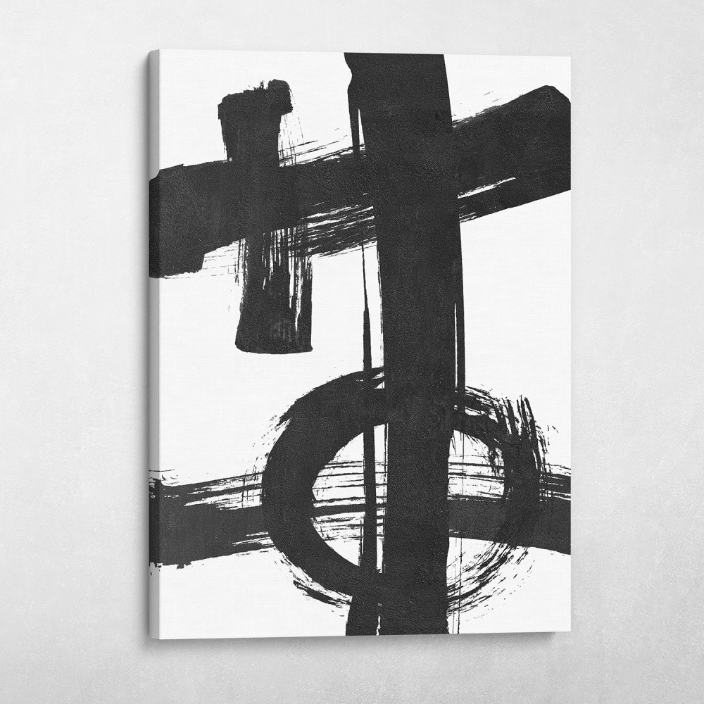 Black & White Brush Strokes #2 Black & White Brush Strokes #2