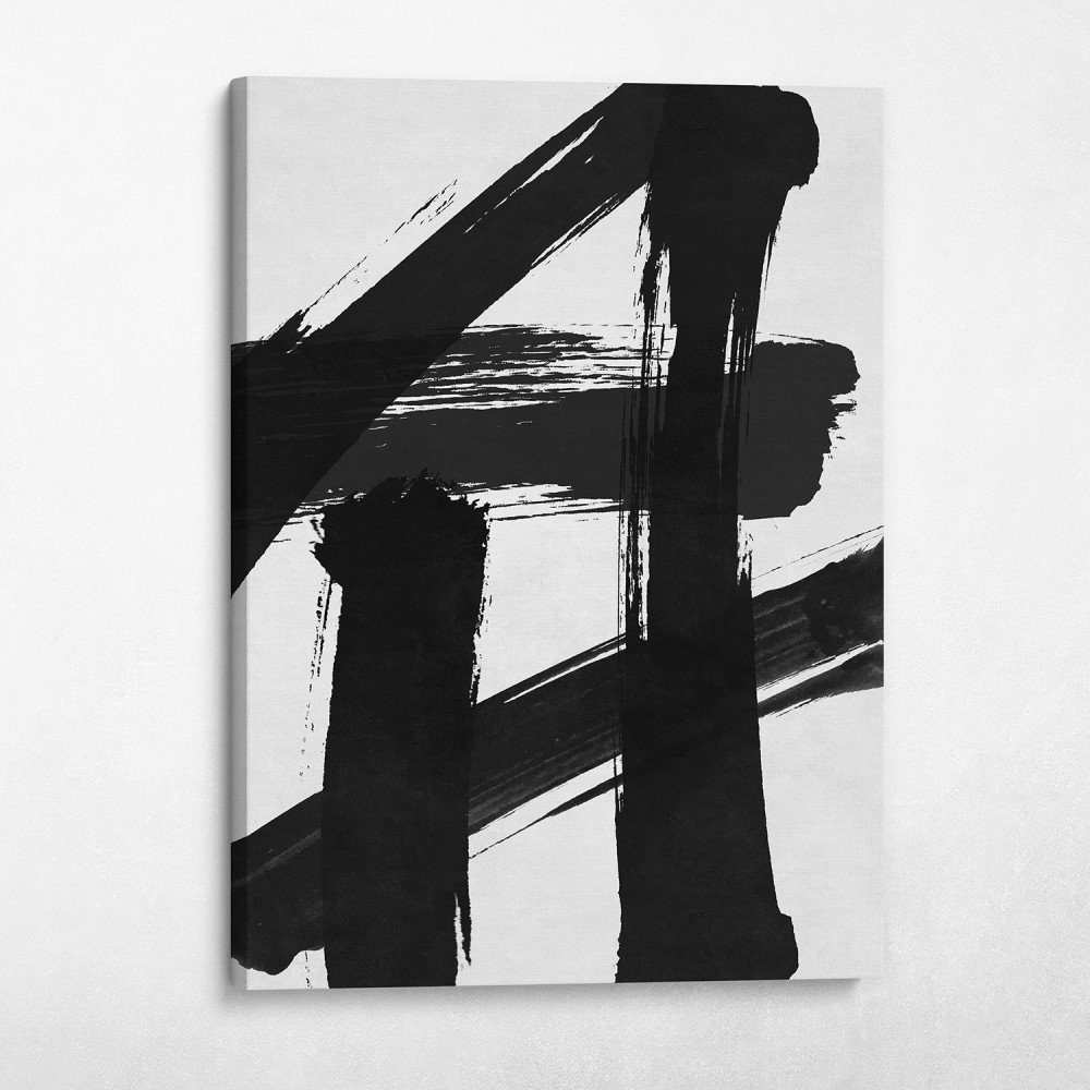 Black & White Brush Strokes Set Black & White Brush Strokes Set