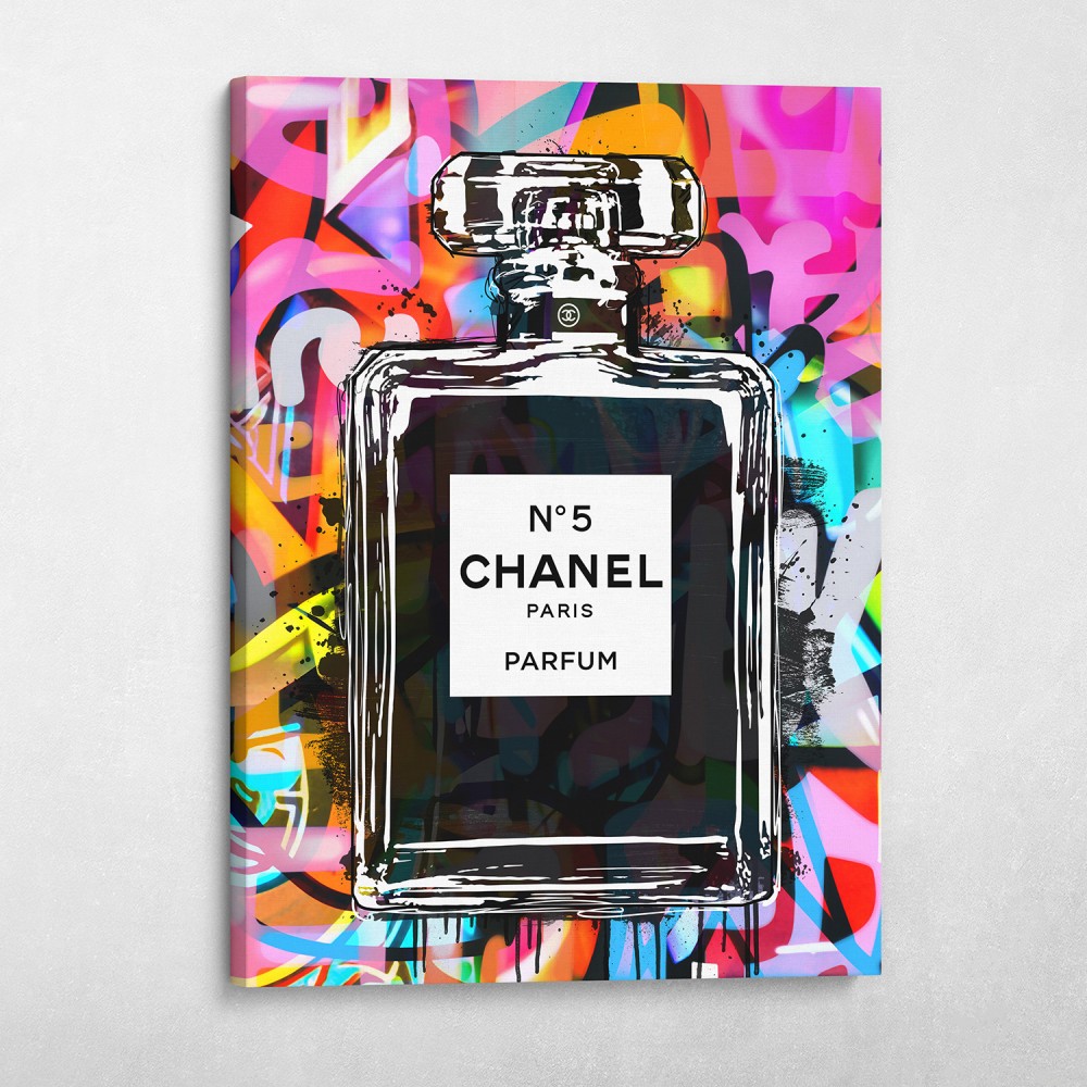 Chanel No5 Perfume Bottle Graffiti Chanel No5 Perfume Bottle Graffiti