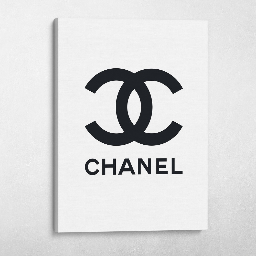 Chanel Set Modern White Fashion Wall Art
