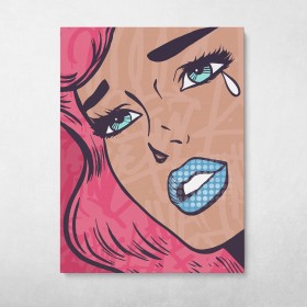 Crying Girl Graffiti #1
