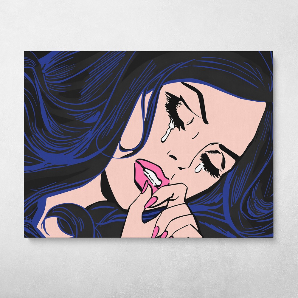 Crying Girl #7 (Dark Hair) Crying Girl #7 (Dark Hair)