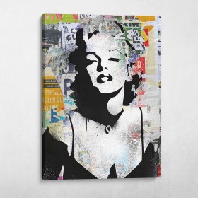 Marilyn Monroe Decollage