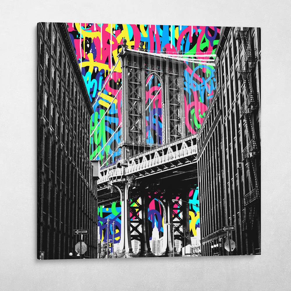 DUMBO Brooklyn Graffiti Pop Art DUMBO Brooklyn Graffiti Pop Art
