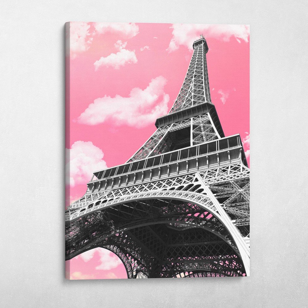 Eiffel Tower On A Pink Sky Eiffel Tower On A Pink Sky